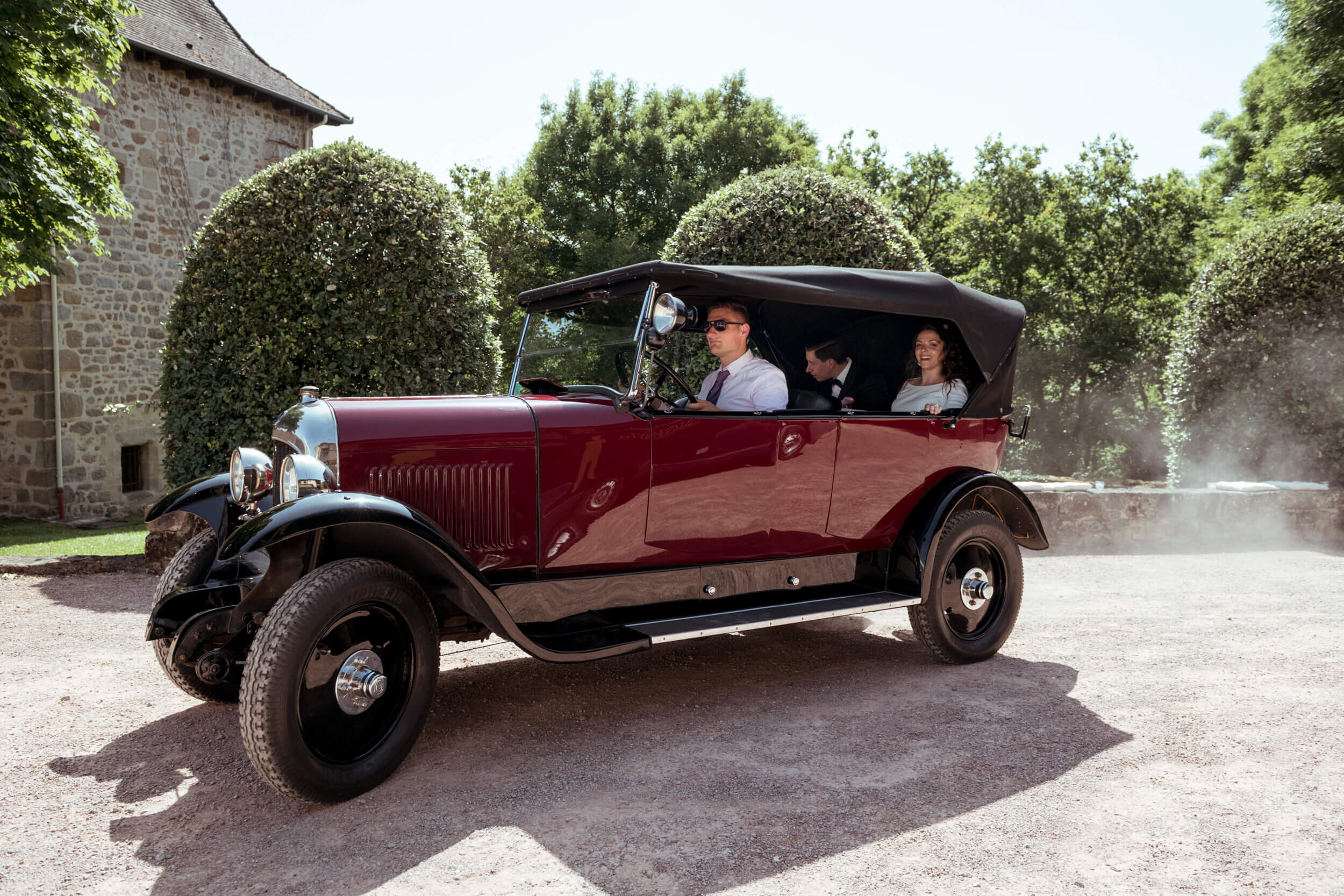 photographe mariage old car Lot Cahors wedding photographer