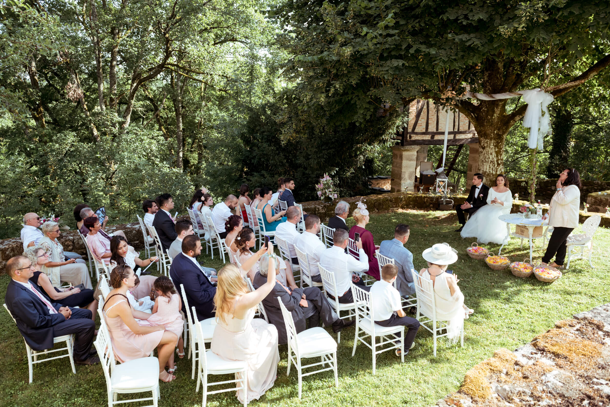 photographe mariage ceremony Lot Cahors wedding photographer