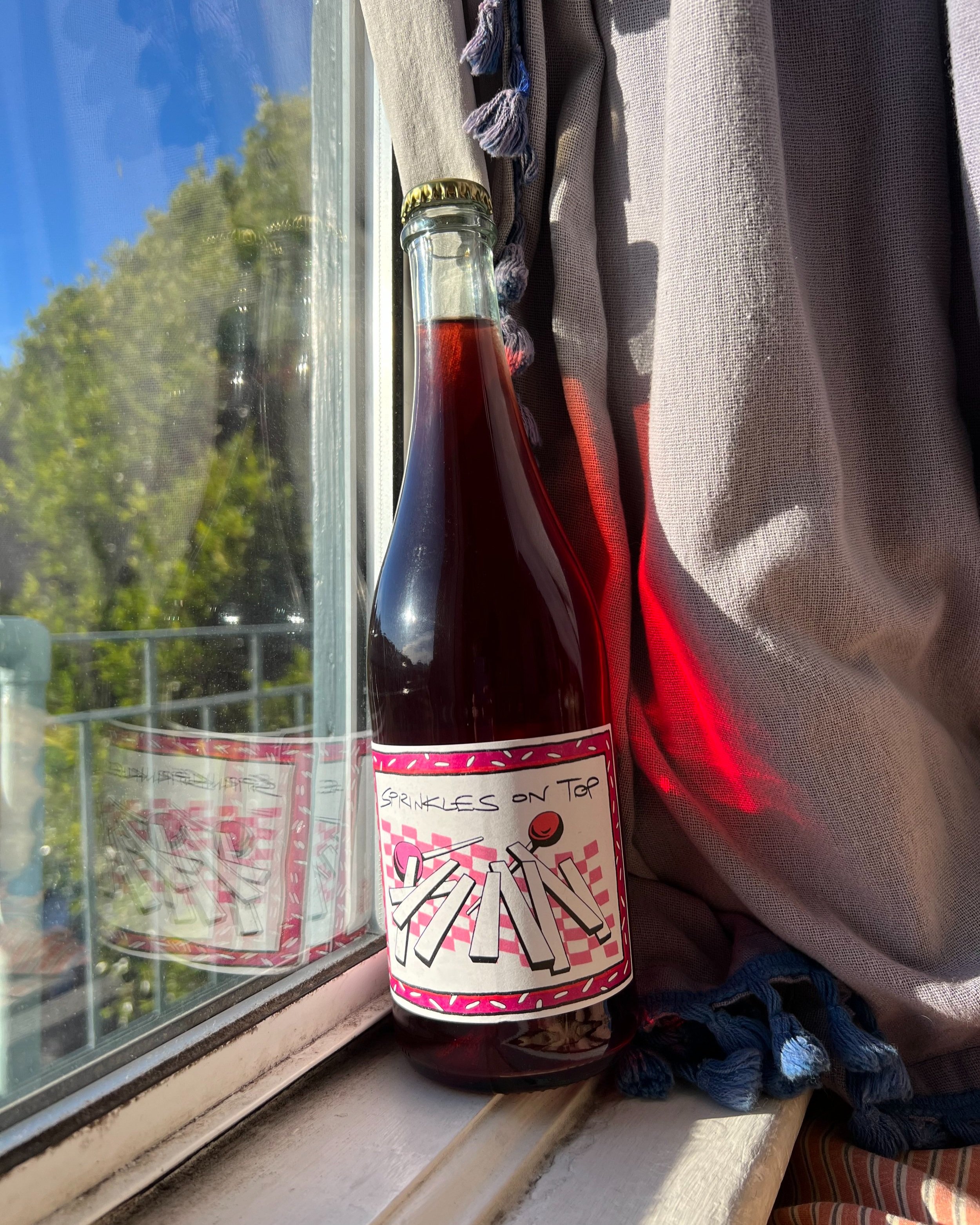 2021 Sprinkles on Top Santa Cruz Chardonnay and Pinot noir organic natural wine regenerative