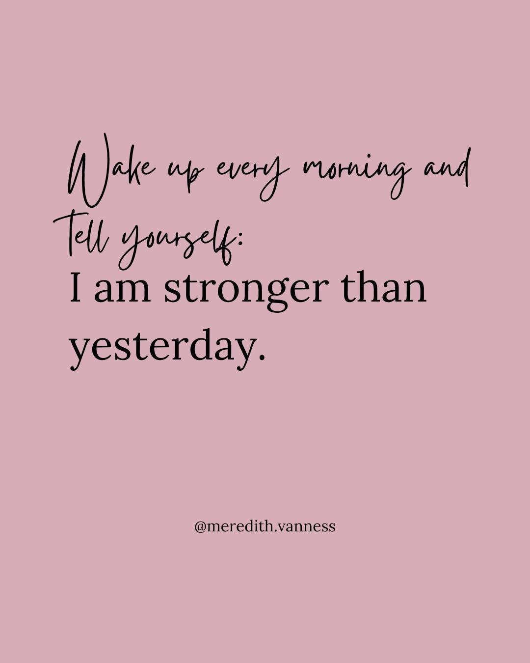 Let's wake up intentional and set the tone for a strong and positive day. ⁠
⁠
What will be your mantra today?  A simple phrase to remind yourself of your strength and goals.⁠
⁠
Here are some ideas to get you started:⁠
&quot;I am stronger than yesterd