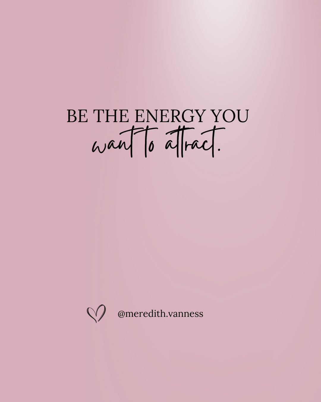 Today, let's focus on attracting the kind of energy we want to experience!⁠
⁠
The Law of Attraction tells us we project energy into the universe, and similar energy finds its way back to us.  Science even explores these connections between thoughts, 