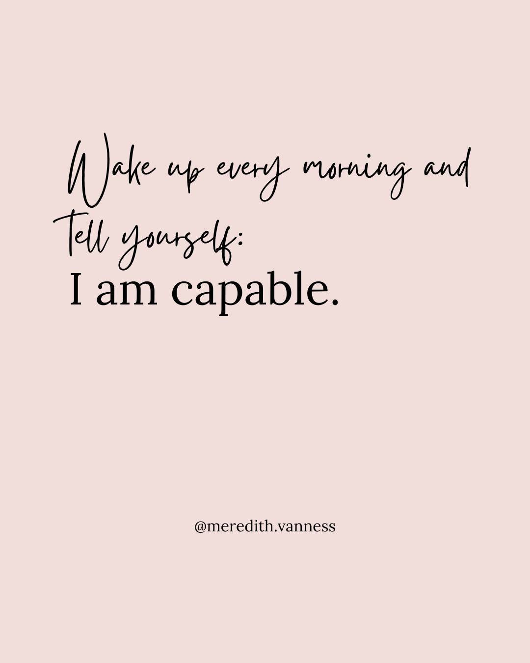 I mean..... seriously, who does not need this reminder from time to time or every morning? ⁠
⁠
Mantras or affirmations are quick statements that we say to ourselves that can set the tone for the whole day. Try it and see what happens. ⁠
⁠
&quot; I am