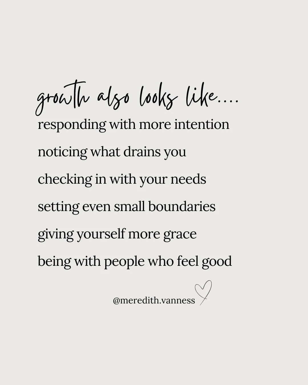 I talk a lot about personal growth here, and I know it looks different for everyone. But here&rsquo;s a quick list of what it can look like.⁠
⁠
Which one hits home for you today?⁠
⁠
💗 Drop a heart if something here resonates. ⁠
⁠
Save this post to c