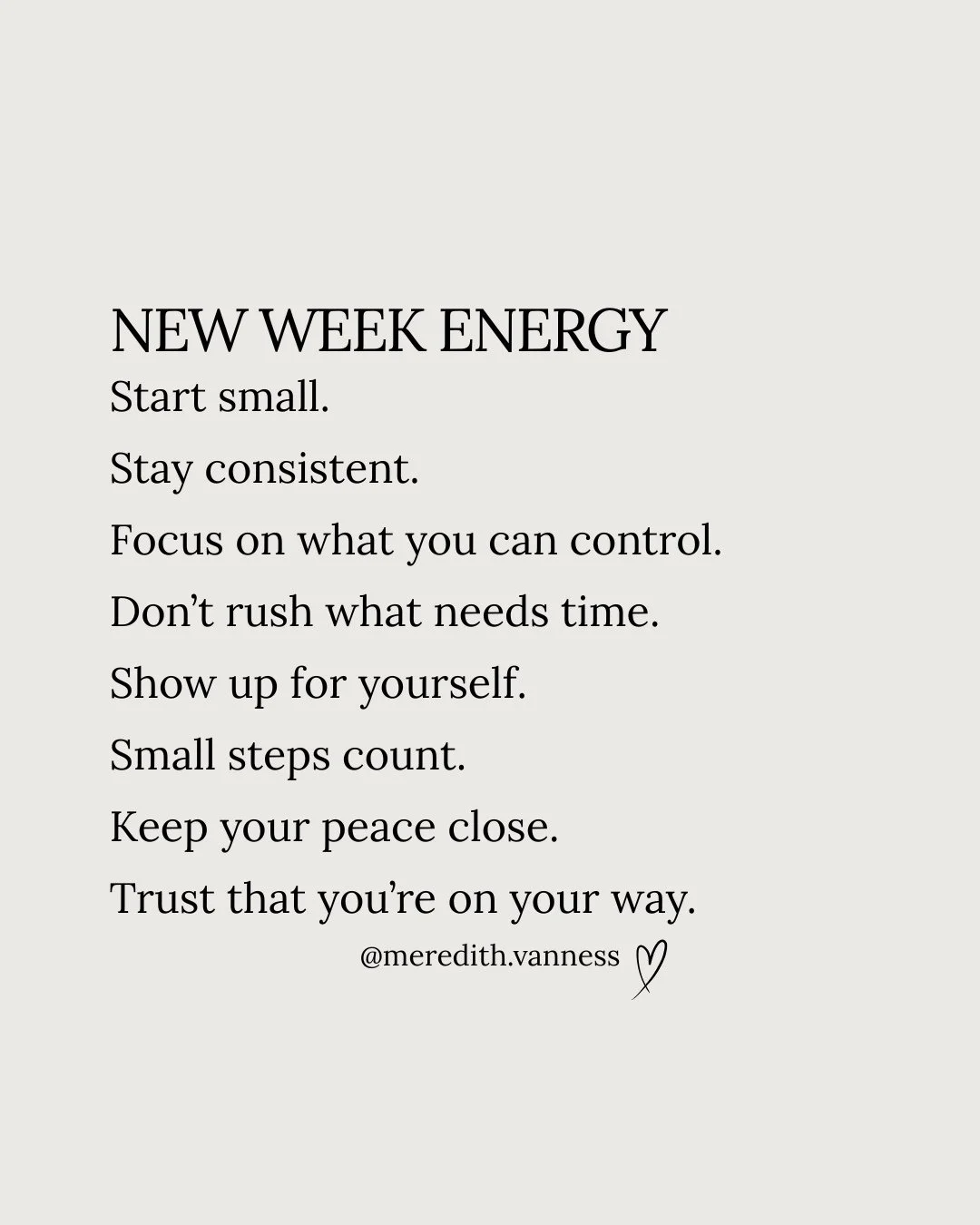 At the start of a new week, I used to jump straight into doing, trying to catch up, get ahead, check every box.⁠
⁠
But lately, I&rsquo;ve been starting slower. Taking a moment to notice what I actually need before adding more to my list. Progress doe