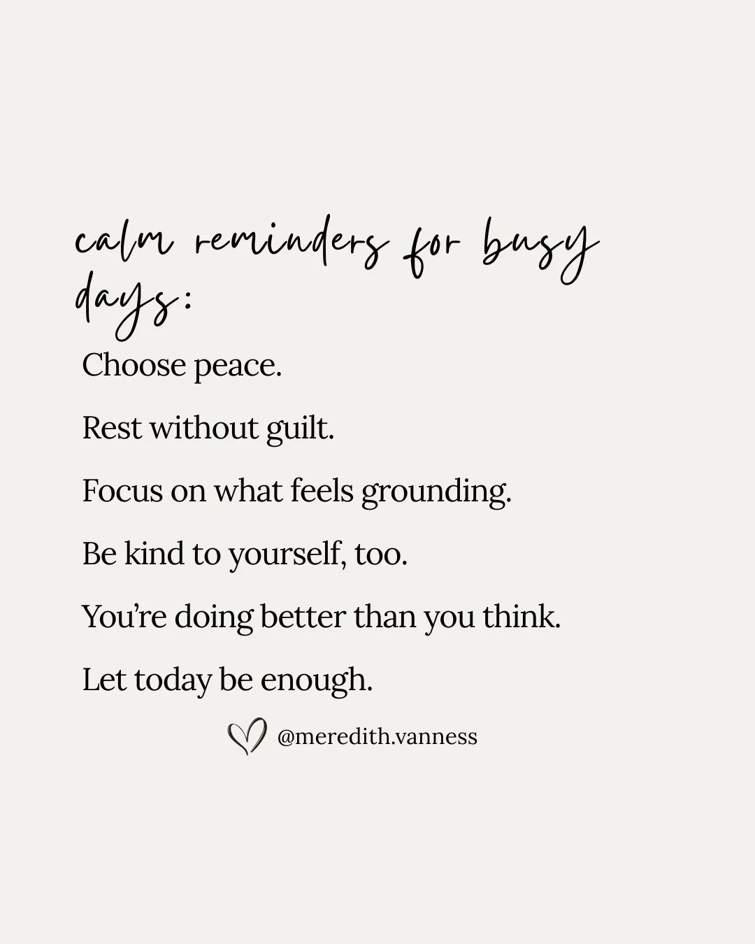 By the middle of the week, I always notice how easy it is to start speeding back up. I catch myself trying to do more, fix more, and keep up with everything and everyone. It happens fast, and before I know it, I&rsquo;m exhausted again.⁠
⁠
What I&rsq