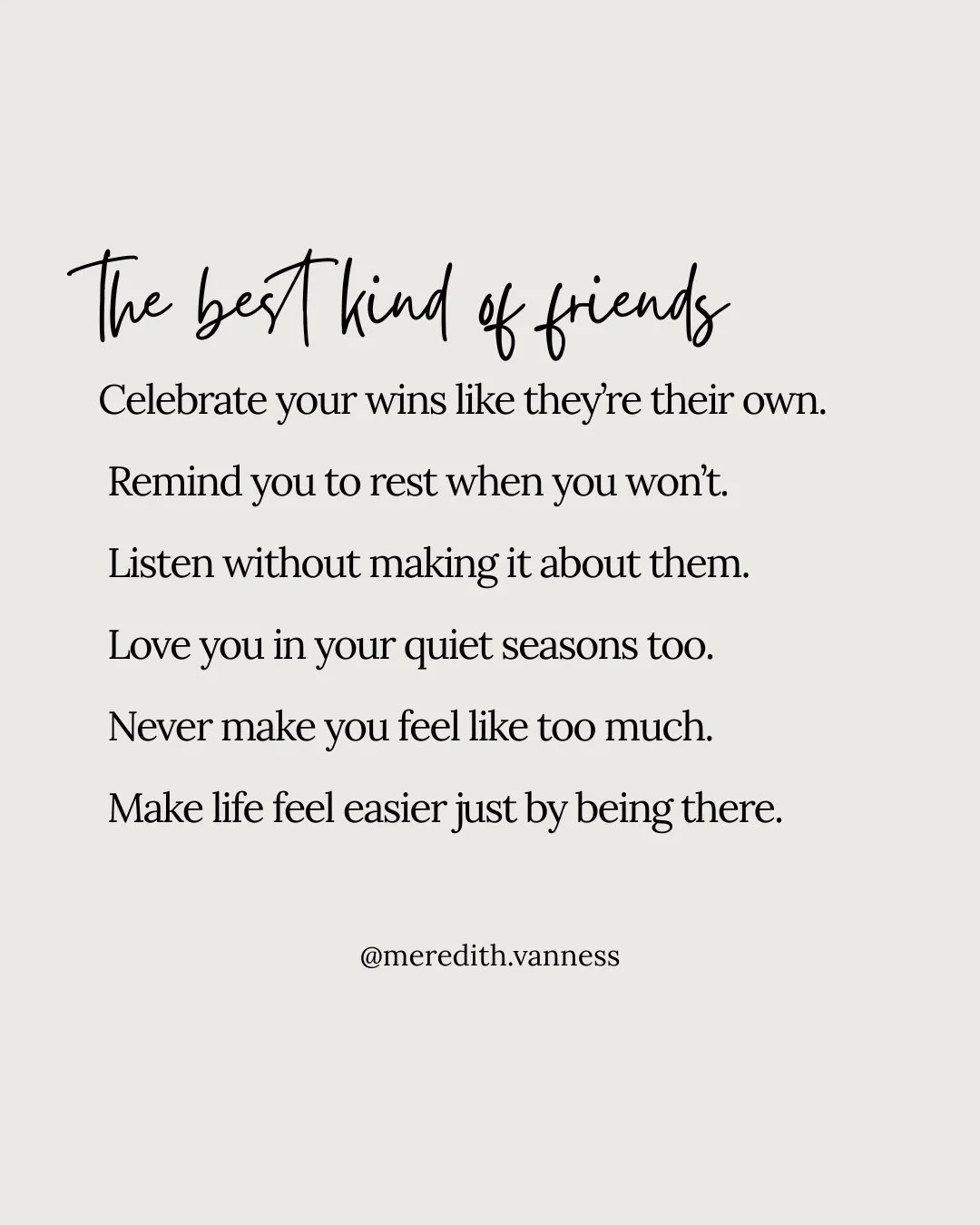 And some days, we just need to pause and remind ourselves what&rsquo;s actually important.⁠
⁠
Friendship. The people who show up. The ones who make you laugh when you&rsquo;re tired and remind you that you don&rsquo;t have to do it all alone.⁠
⁠
Life