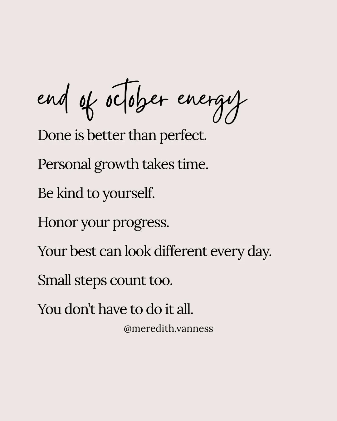 And there goes October&hellip; already.⁠
⁠
Somehow we&rsquo;re almost into winter &mdash; cooler weather, cozy nights, and fires.⁠
⁠
The goals I set and the plans I had for this month didn&rsquo;t all happen the way I thought they would. And if I&rsq