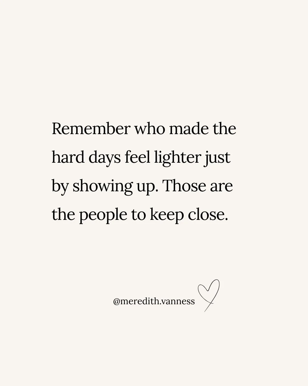 Remember to keep the ones close who make life feel lighter. The people who get you, support you, and make the hard days feel a little easier. 💗⁠
⁠
Tag someone who does that for you.⁠
And if you want more grounded reminders and weekly reflections, co