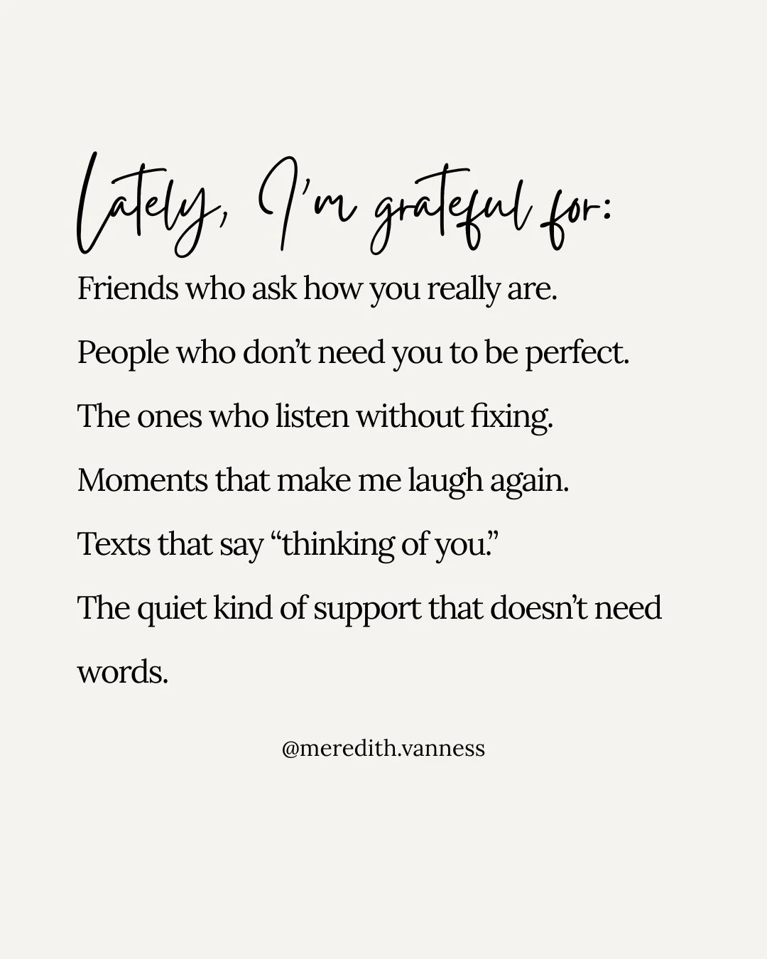 Lately, I have been trying to focus more on what is important to me. And honestly, who is important too.⁠
⁠
I will admit, I am not great at keeping in touch with people. Life gets busy, I get in my head, and before I know it, too much time has passed