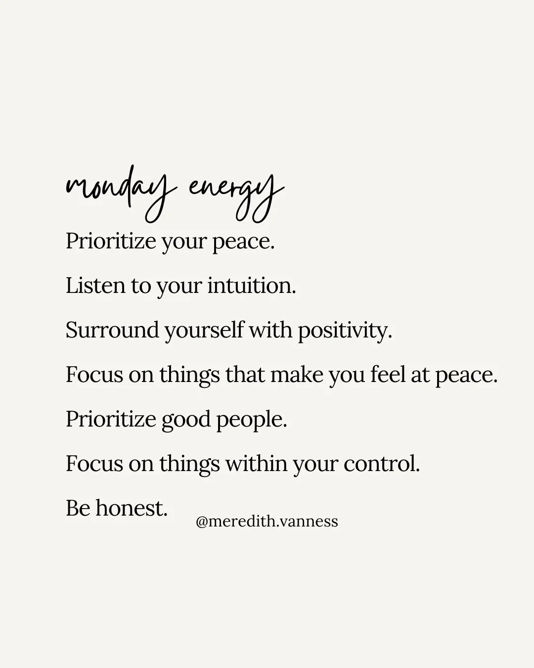 Monday energy and a few reminders to take with you into the week.⁠
⁠
Which one hits home for you today? Drop a 💗 if it did.⁠
⁠
Have a good Monday, and I&rsquo;ll see you back here tomorrow. ⁠
⁠
And if you&rsquo;re not on my Tuesday newsletter list y