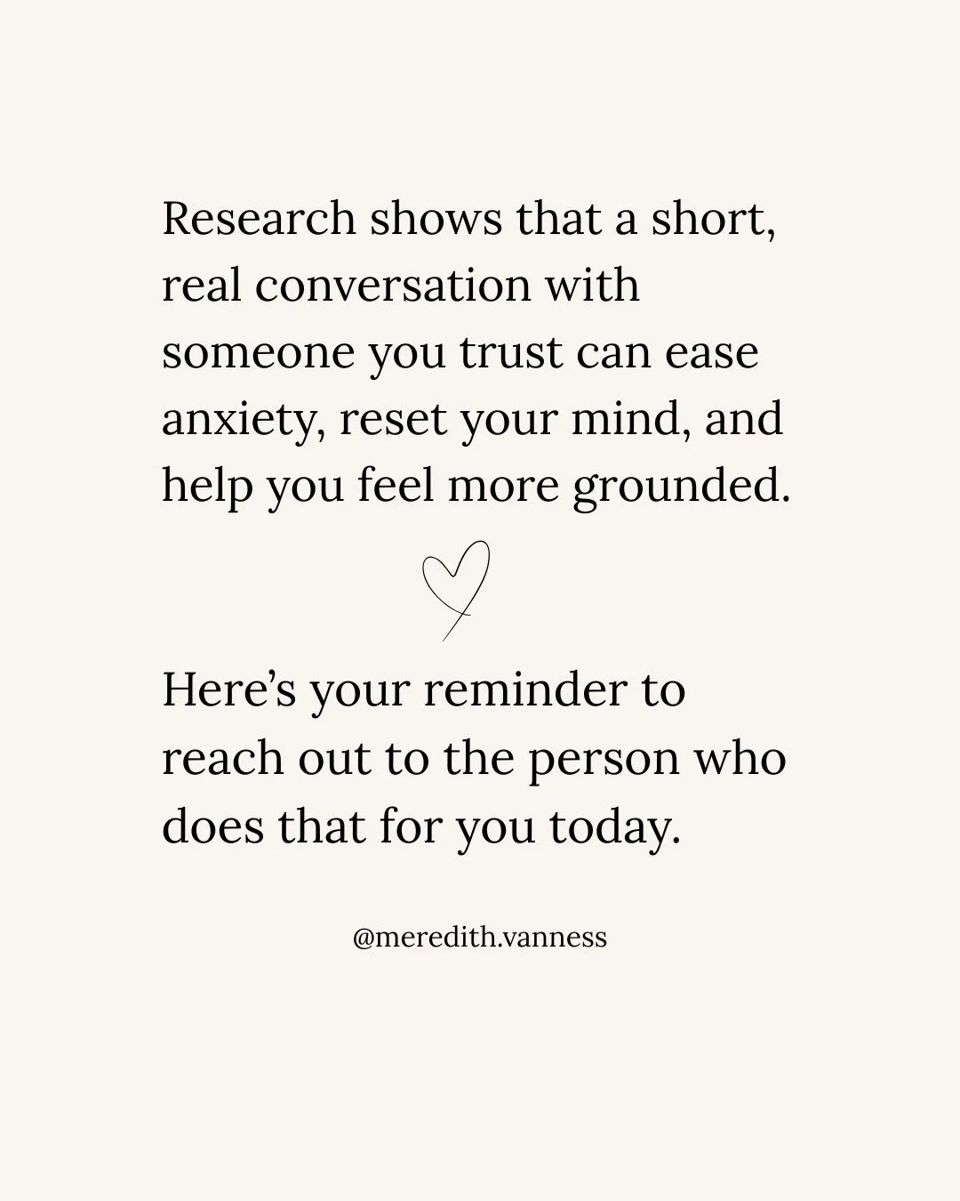 On a random weekday and just because. Sometimes we need these quick reminders. Human connection is what actually matters. The people who text back. The friends who check in. The ones who make life feel a little easier without even trying.⁠
⁠
If this 