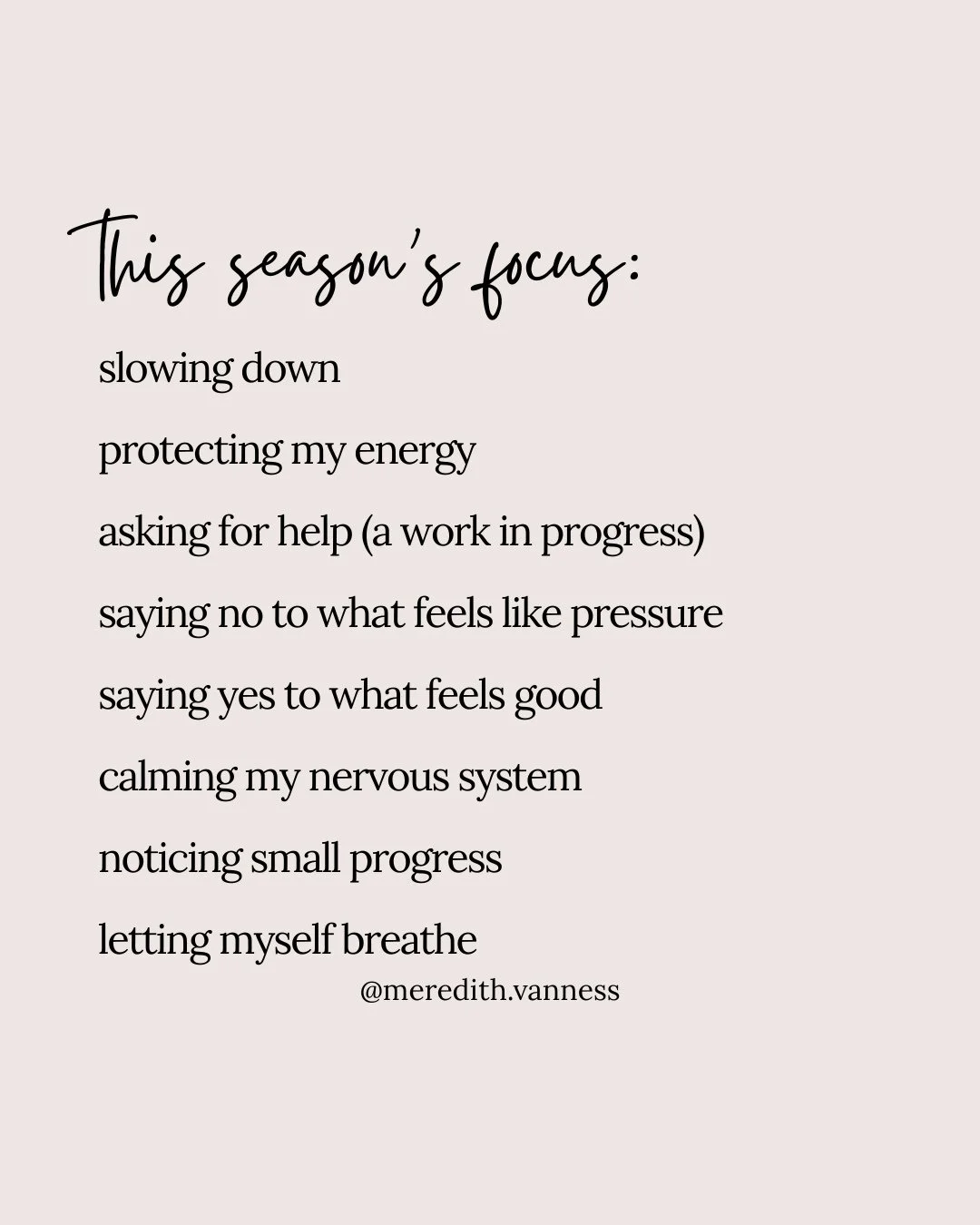 I have been paying more attention to what actually supports me this time of year. December fills up fast, all of a sudden we're 1/2 way through, and it is so easy to slip into old patterns of saying yes to everything or pushing through even when my b