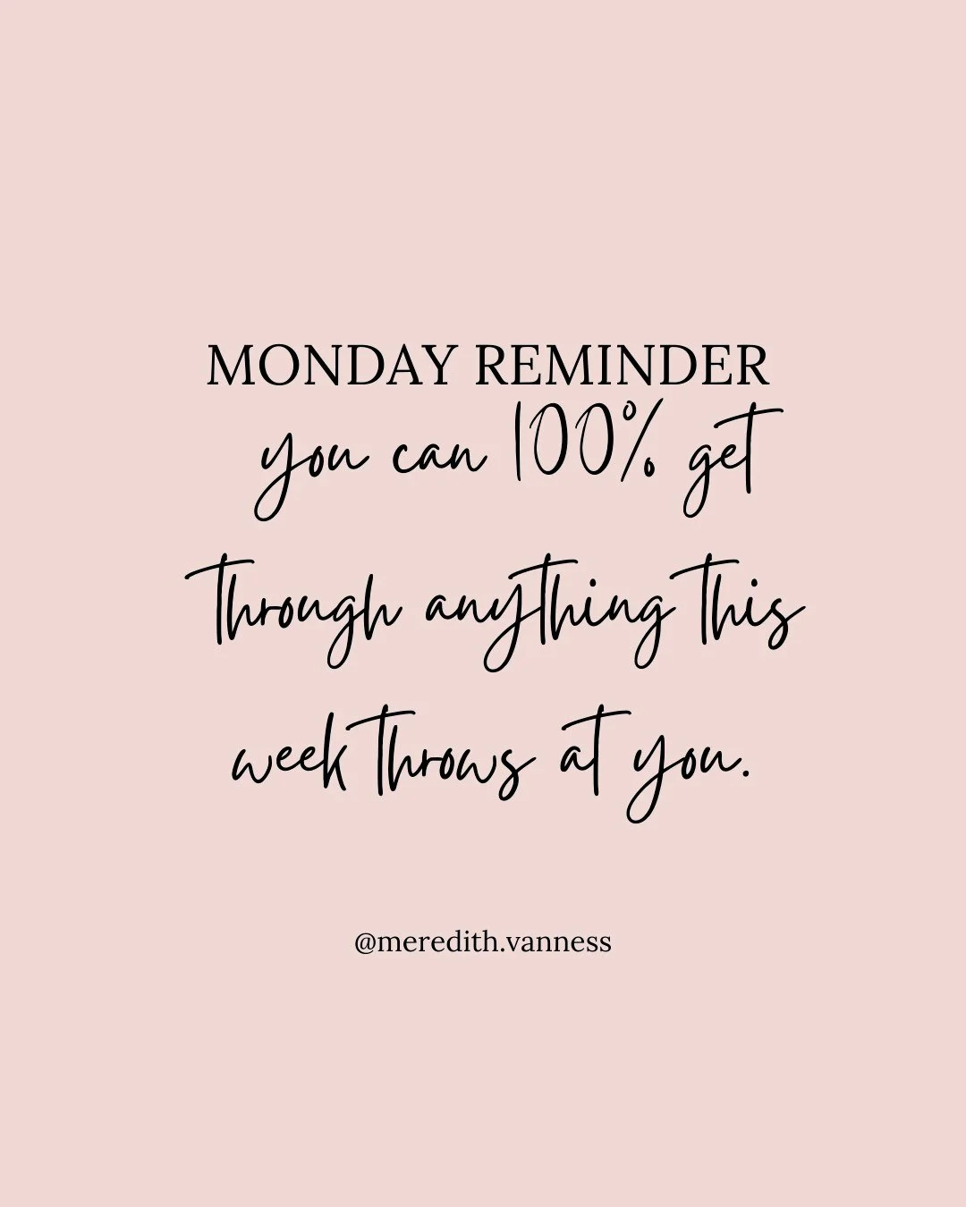 Just a little Monday reminder as we head into the third week of January.⁠
⁠
This week feels full for me. I have a lot to get done, a lot on my mind, and honestly I can feel that familiar pressure creeping in already. So I&rsquo;m bringing this energy