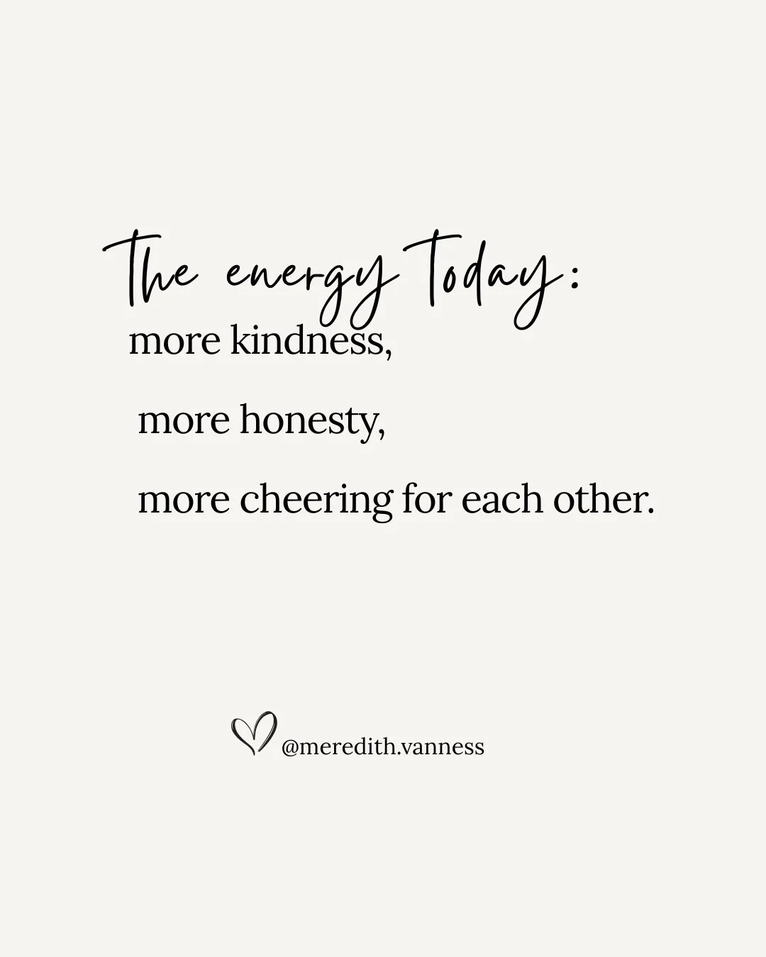 This International Women&rsquo;s Day, I want to keep it simple.⁠
⁠
Let this be the energy today: more kindness, more honesty, more cheering for each other. More room for women to be human. More support that feels real, not performative.⁠
⁠
If a woman