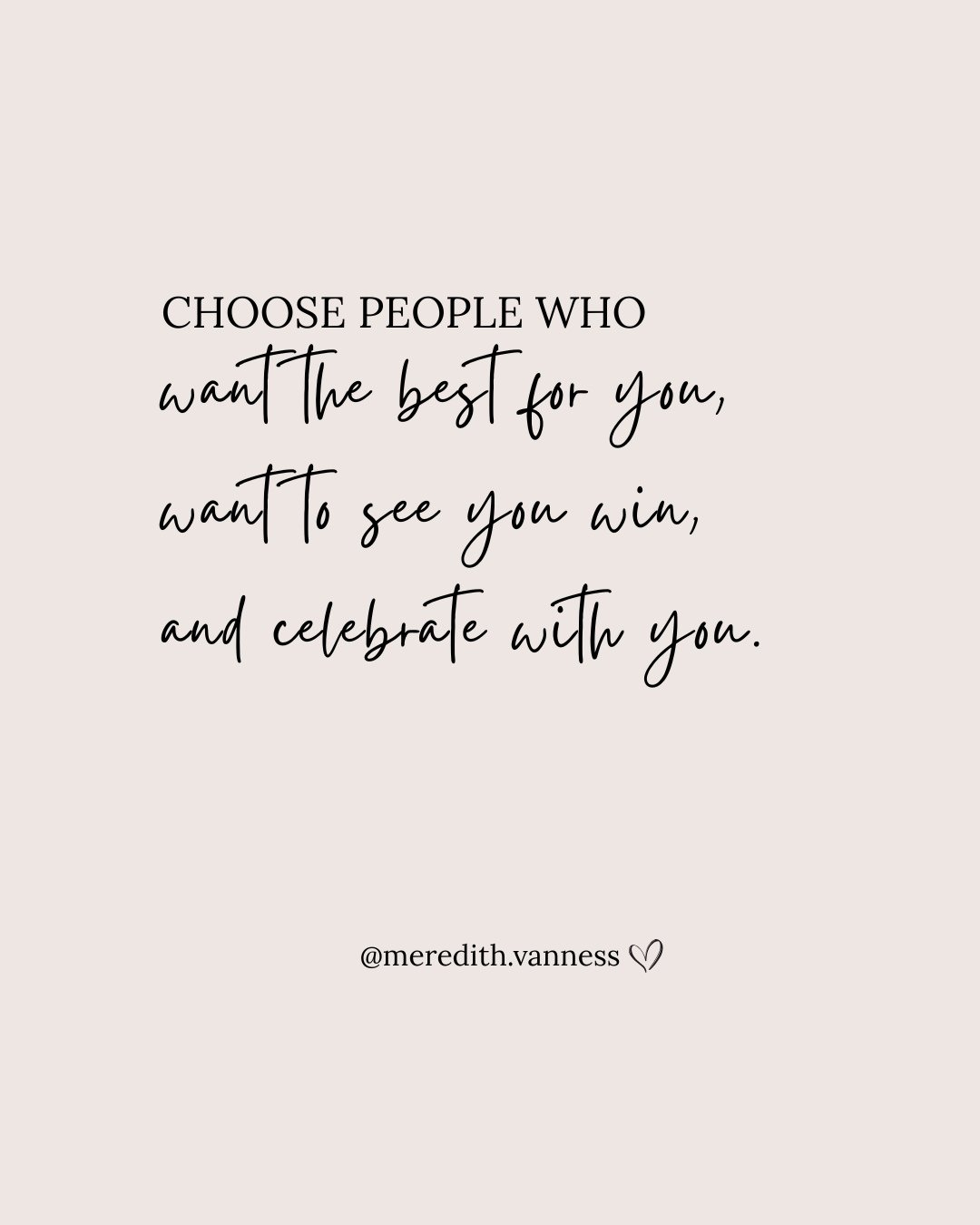 If someone came to mind when you read this, send it to them. 💗⁠
⁠
Thanks for being here with me in our amazing community @meredith.vanness⁠
⁠
I am happy you are here.