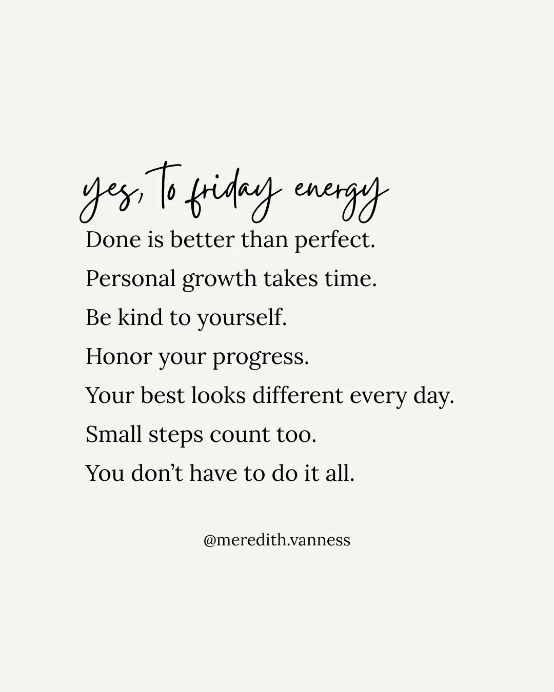 Yes, yes, yes to Friday energy.⁠
⁠
It has been quite the week over here, but in a good way. I&rsquo;ve actually felt really productive, and I&rsquo;ve been working on a new project that I&rsquo;m excited to share more about soon. Right now I&rsquo;m 