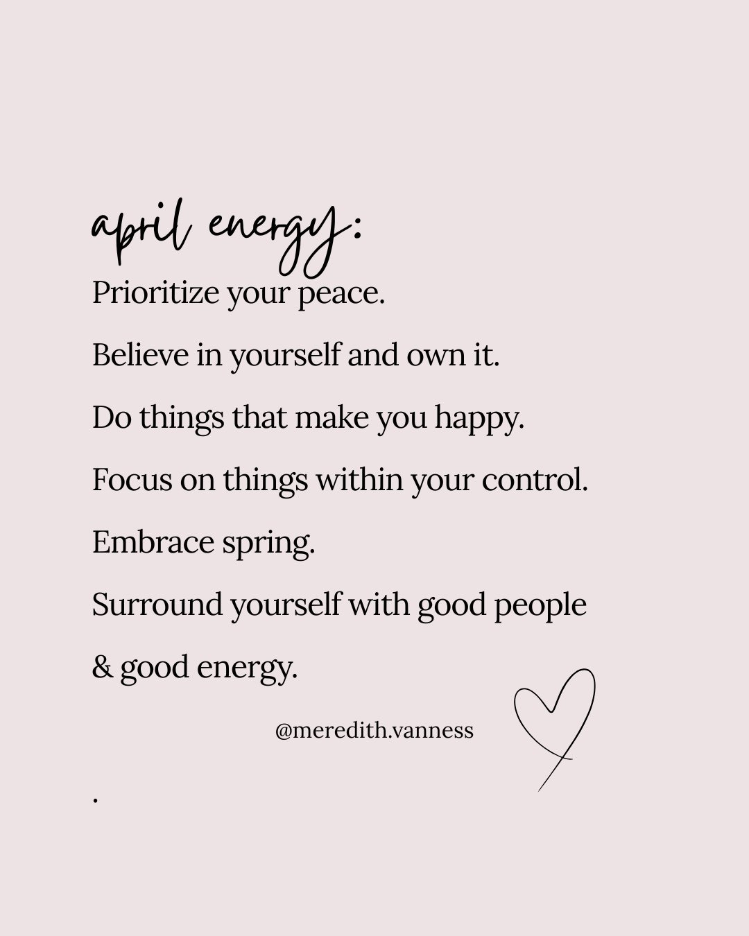 Happy April. I&rsquo;m saying yes to all of it, even the rain.⁠
⁠
I love spring. The longer days, the later sunsets, the fresh air, and that feeling that things are starting to wake back up again. It always gives me a little lift.⁠
⁠
I&rsquo;m really