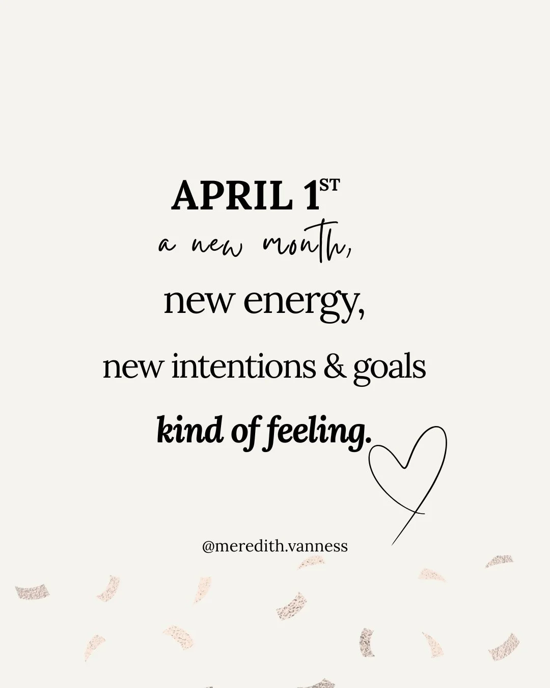 Yay for spring and April.⁠
⁠
Maybe it&rsquo;s because it&rsquo;s my birthday month and I love this time of year, but April is just hitting different. I love the fresh air, the later sunsets, and that feeling of a fresh start.⁠
⁠
I just shared new jou