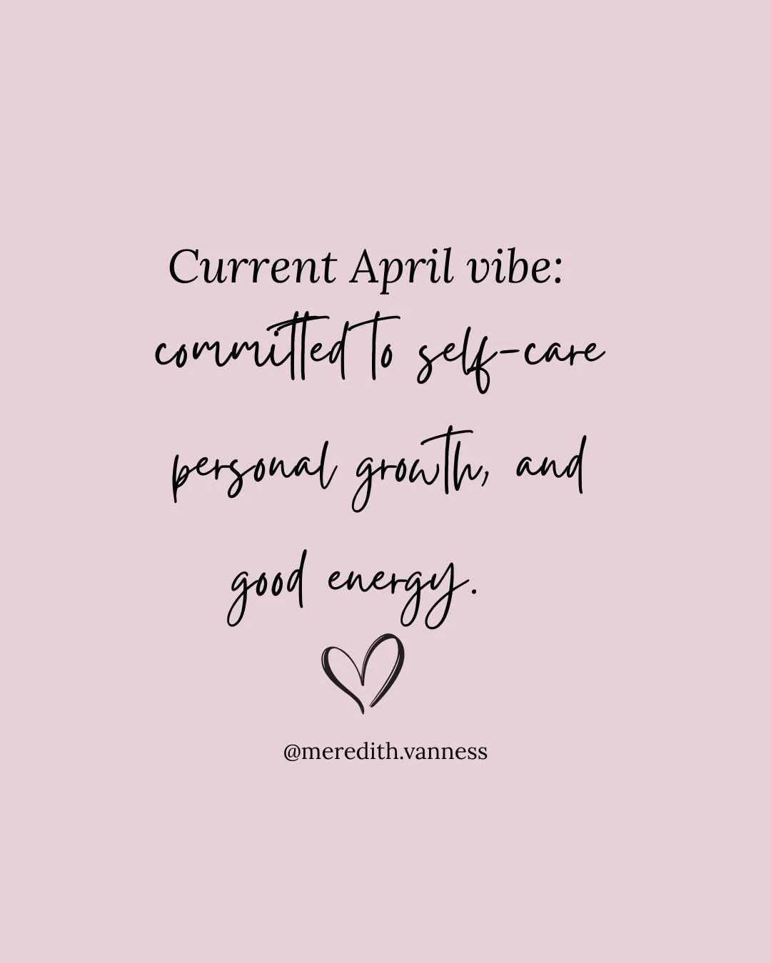 April feels like a good time to want different things. More self-care. More growth. More people with good energy. Less rushing through my life and less trying to make everything look a certain way. ⁠
⁠
💗 Drop a heart if this feels like your April vi