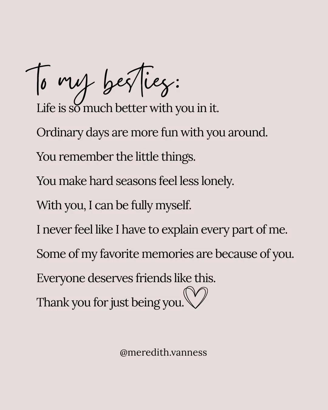 Some people make life feel better just by being in it.⁠
⁠
I think about this a lot as a therapist. The people closest to us really do affect how we feel, how much we second-guess ourselves, how safe we feel being honest, and how much we feel like we 