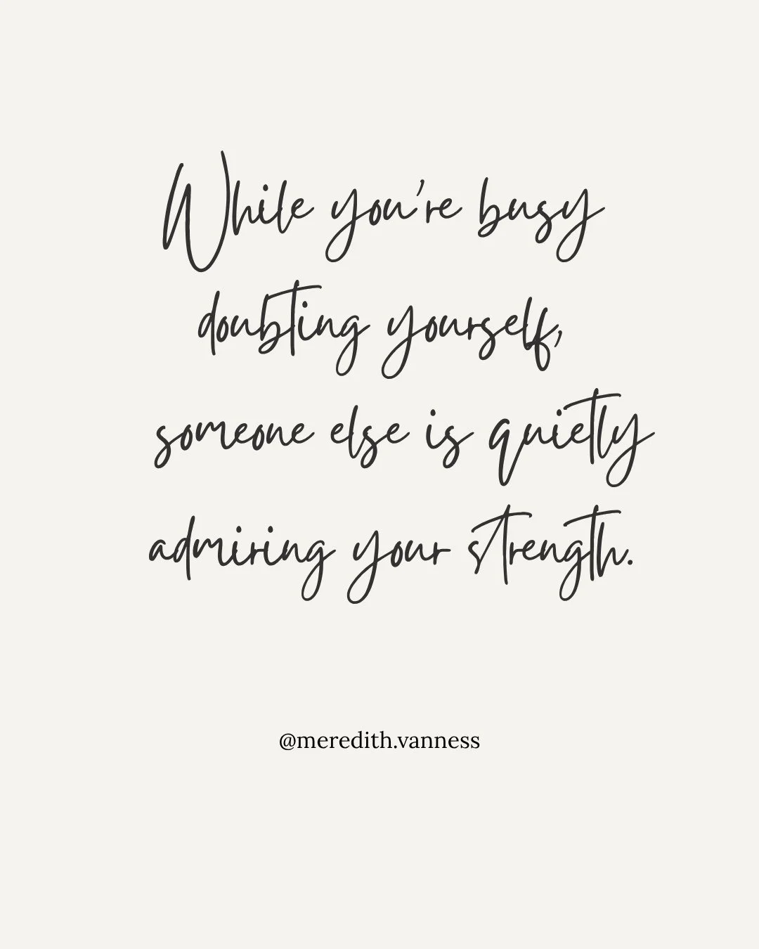 Sometimes self-doubt gets so loud that it becomes hard to see yourself clearly.⁠
⁠
You notice what you could have done better. You replay the awkward thing you said. You question whether you are ready, capable, likable, strong enough, good enough.⁠
⁠