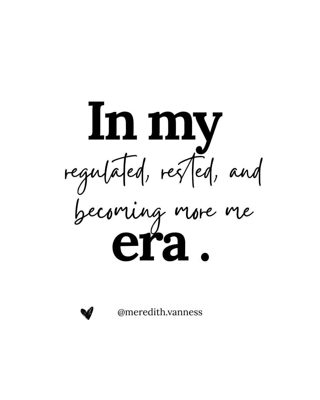 In my regulated, rested, and becoming more me era. 🤍⁠
I've been thinking about this a lot lately. How much of "growth" is actually just coming back to who I was before life made me complicated.⁠
As a therapist, I see this with so many of m