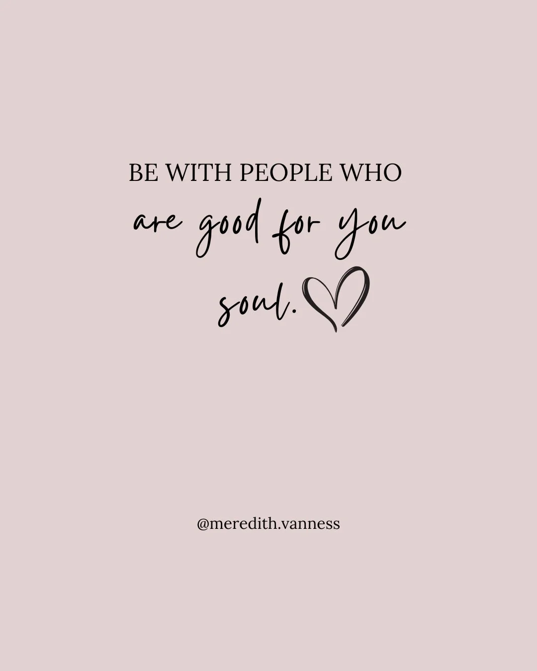 Let&rsquo;s talk about human connection for a minute.⁠
⁠
One of the most important things for our mental health isn&rsquo;t productivity, performance, or having it all figured out; it&rsquo;s being around people who feel good to be around.⁠
⁠
⁠
In ps