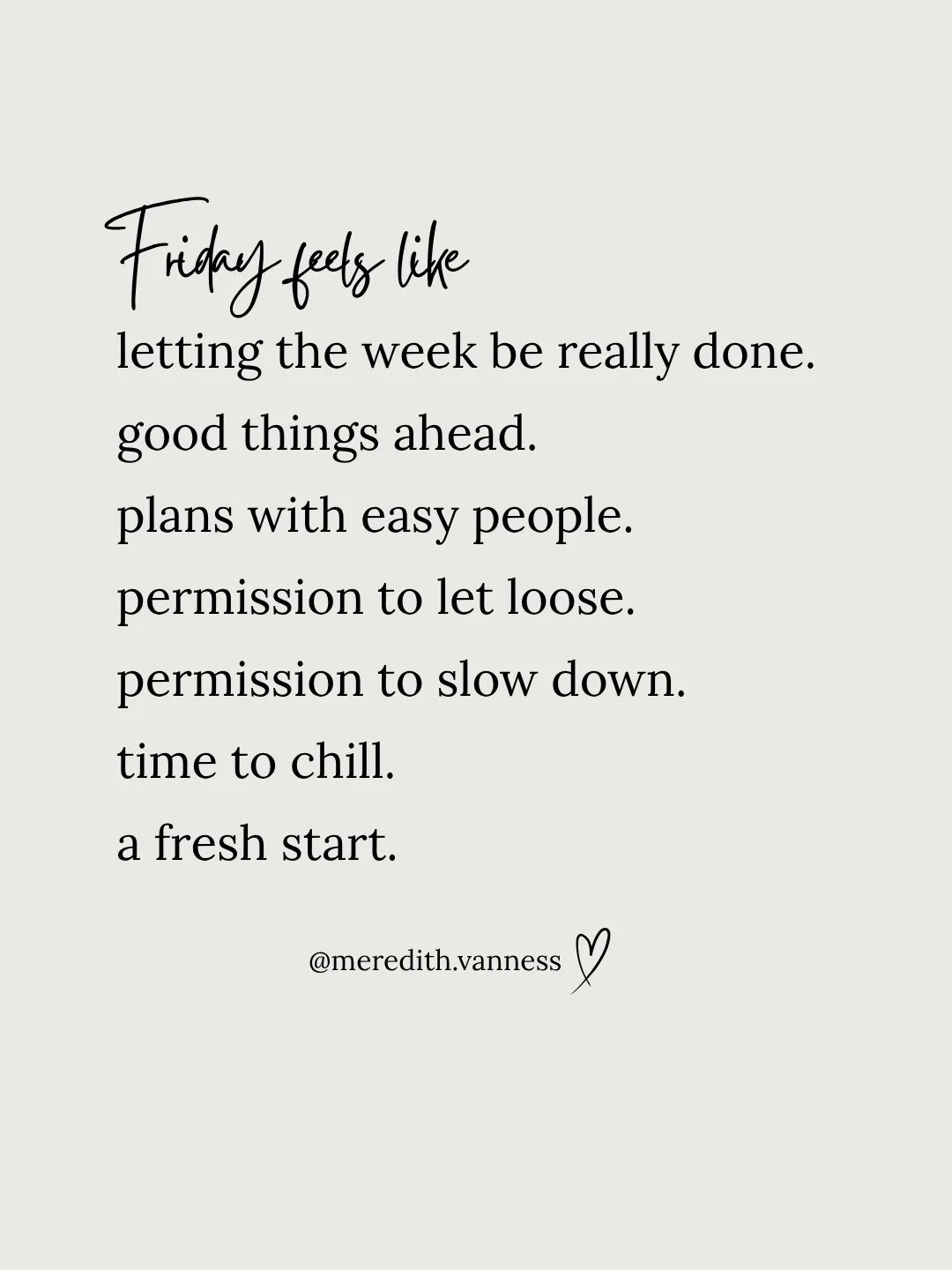 Happy it&rsquo;s almost the weekend.⁠
⁠
I don&rsquo;t know about you, but I need some real downtime. Not the kind where I&rsquo;m still half-working, half-cleaning, half-catching up on everything I didn&rsquo;t get to during the week.⁠
⁠
I mean sitti