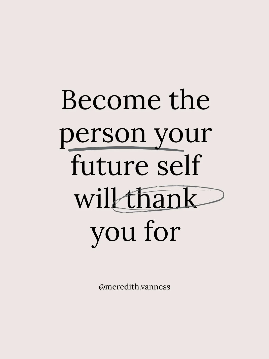 Most of what your future self will thank you for happens in ordinary ways, like on a random Tuesday in July. ⁠
⁠
It&rsquo;s taking the walk, making the appointment, starting before you feel completely ready, getting a little more sleep, or finally do