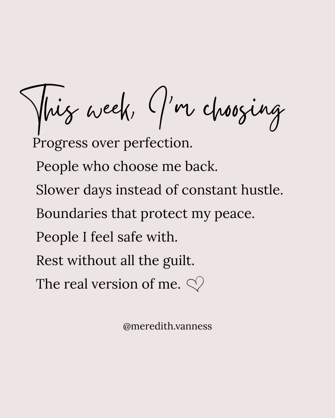 I&rsquo;ve been heads down on a big project all summer, and it honestly feels like the summer is slipping away a little.⁠
⁠
I&rsquo;ve had to keep reminding myself to focus on progress over perfection, so this one is hitting home for me today.⁠
⁠
Whi