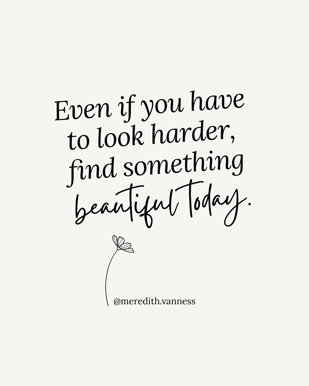 I love starting the morning with a quick mantra or a simple intention. On days when I&rsquo;m already thinking about everything I need to do, I sometimes remind myself to look for one beautiful thing.⁠
⁠
It might be the light coming through the windo