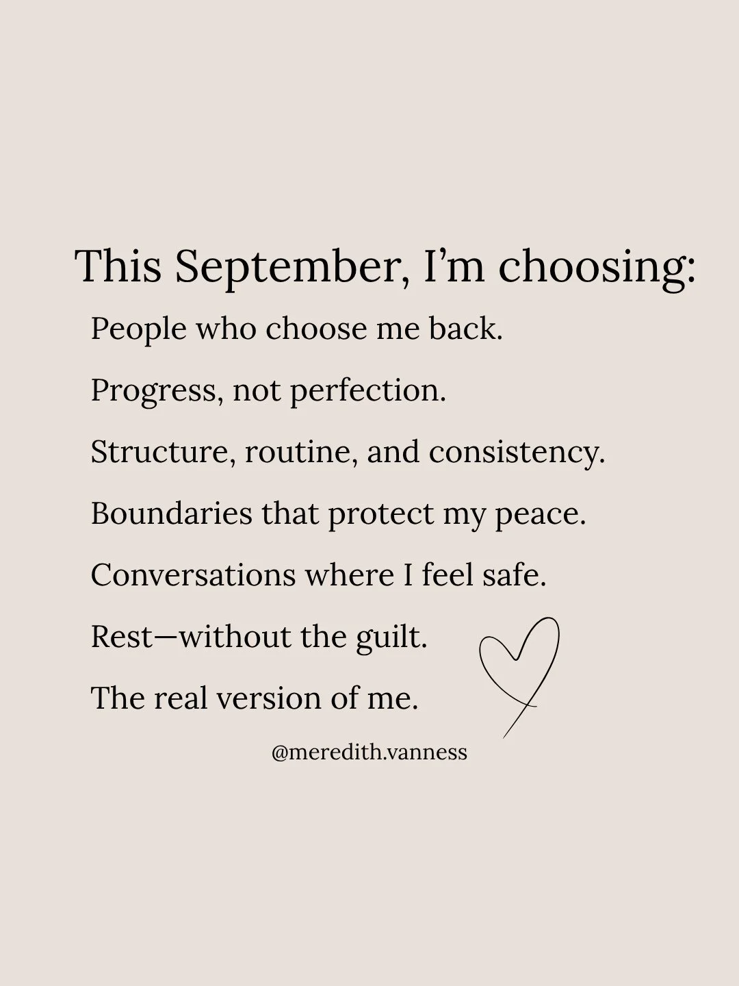 This September, I&rsquo;m craving a little more structure. A little less rushing from one thing to the next, and a little more attention to how I&rsquo;m actually spending my time and energy.⁠
⁠
Summer is my favorite season, but I can feel when I&rsq