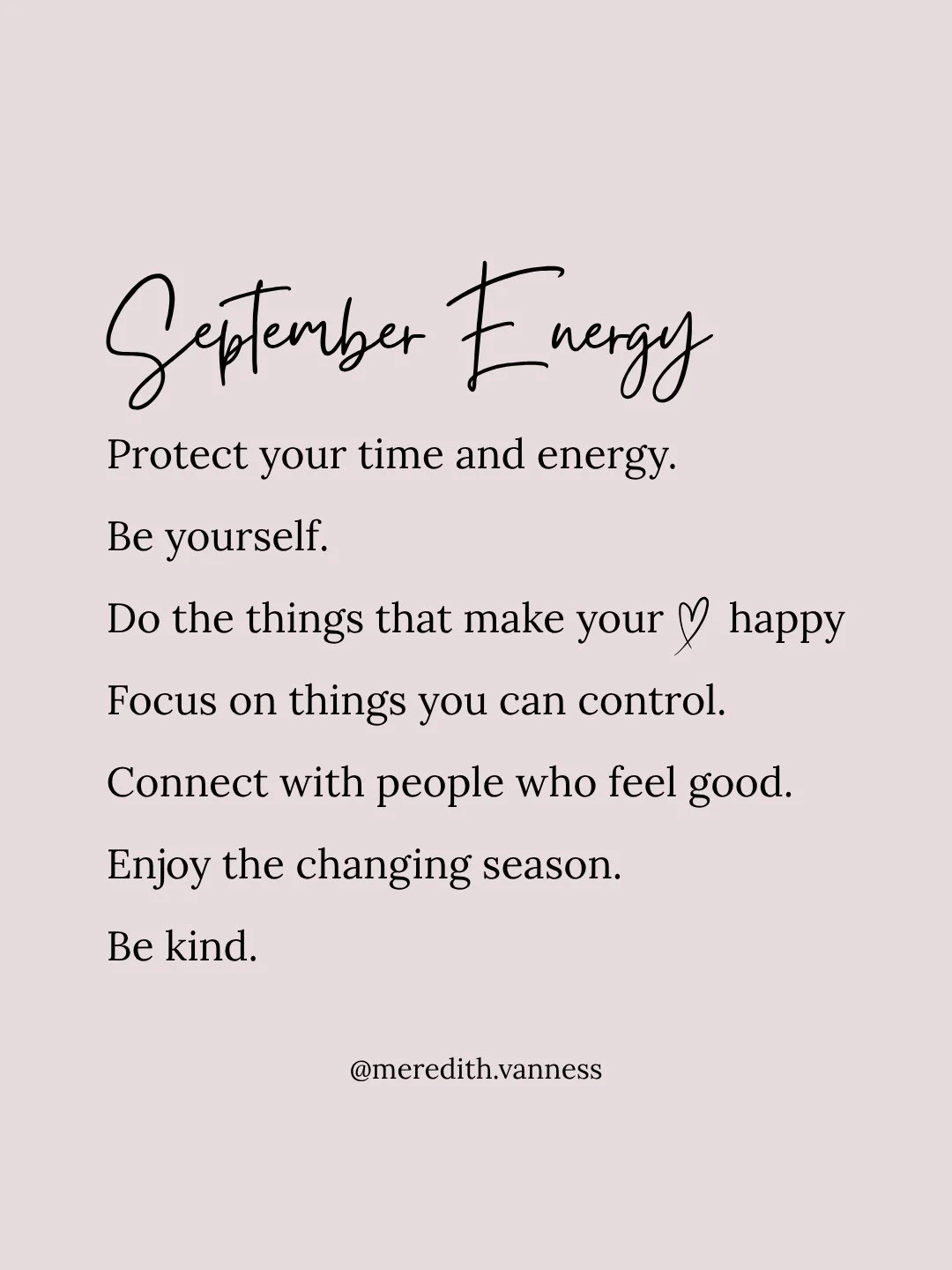The start of a new month always makes me want to pause for a minute and think about what I actually want more of right now.⁠
⁠
September especially does that for me. Summer is still hanging on a little, but routines are starting again and life feels 