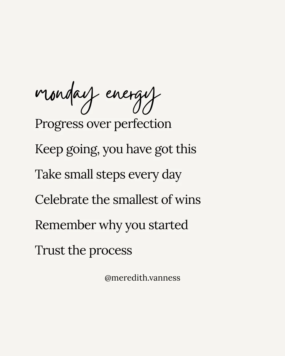 I am actually ready for Monday today. Not in a forced fresh-start kind of way. More like, it feels good to have a little routine again.⁠
⁠
I&rsquo;m working on something I care about, and that changes the way the week feels. It reminds me how differe