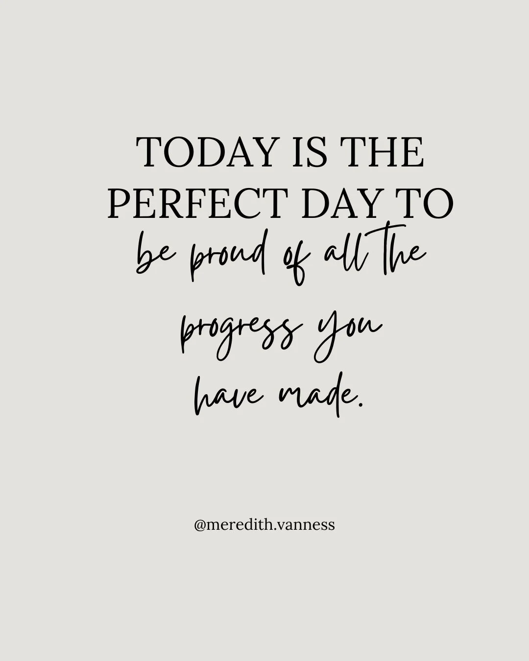 Today, yes, a random Tuesday, is a good day to be proud of how far you've come.⁠
⁠
Something I see in almost every session: progress is quieter than we expect. It shows up in small moments that are easy to walk right past.⁠
⁠
For me, it looks like ca