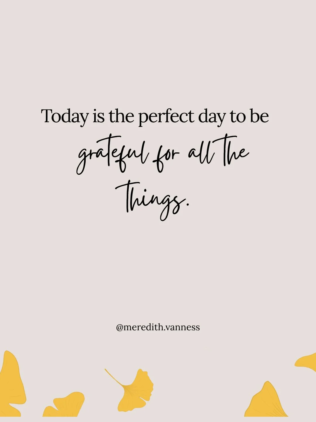 Today feels like a good day to be grateful for all the things.⁠
⁠
Life feels full right now, and I&rsquo;ve been trying to notice the things right in front of me. My family. My friends. My work. A good conversation. A quiet morning. A walk outside. T