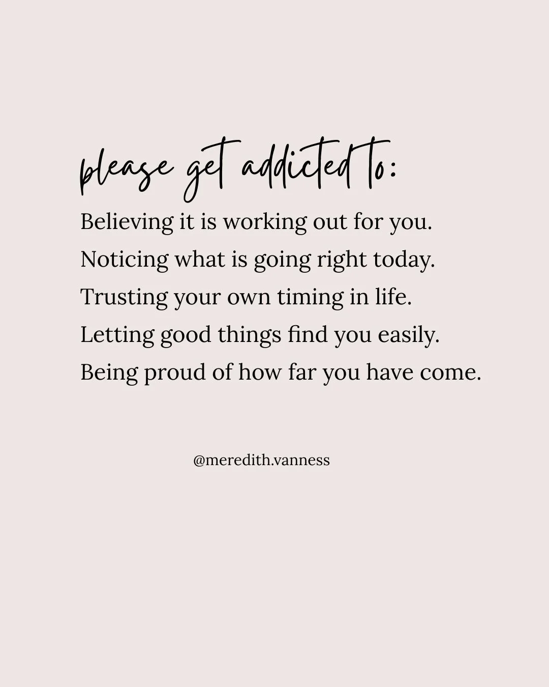 I'm loving this trend because there are so many things in life worth making a habit of. 🤍⁠
⁠
I especially love the reminder to notice what's going right. It's so easy to spend our days thinking about what we need to do, what we wish were different, 