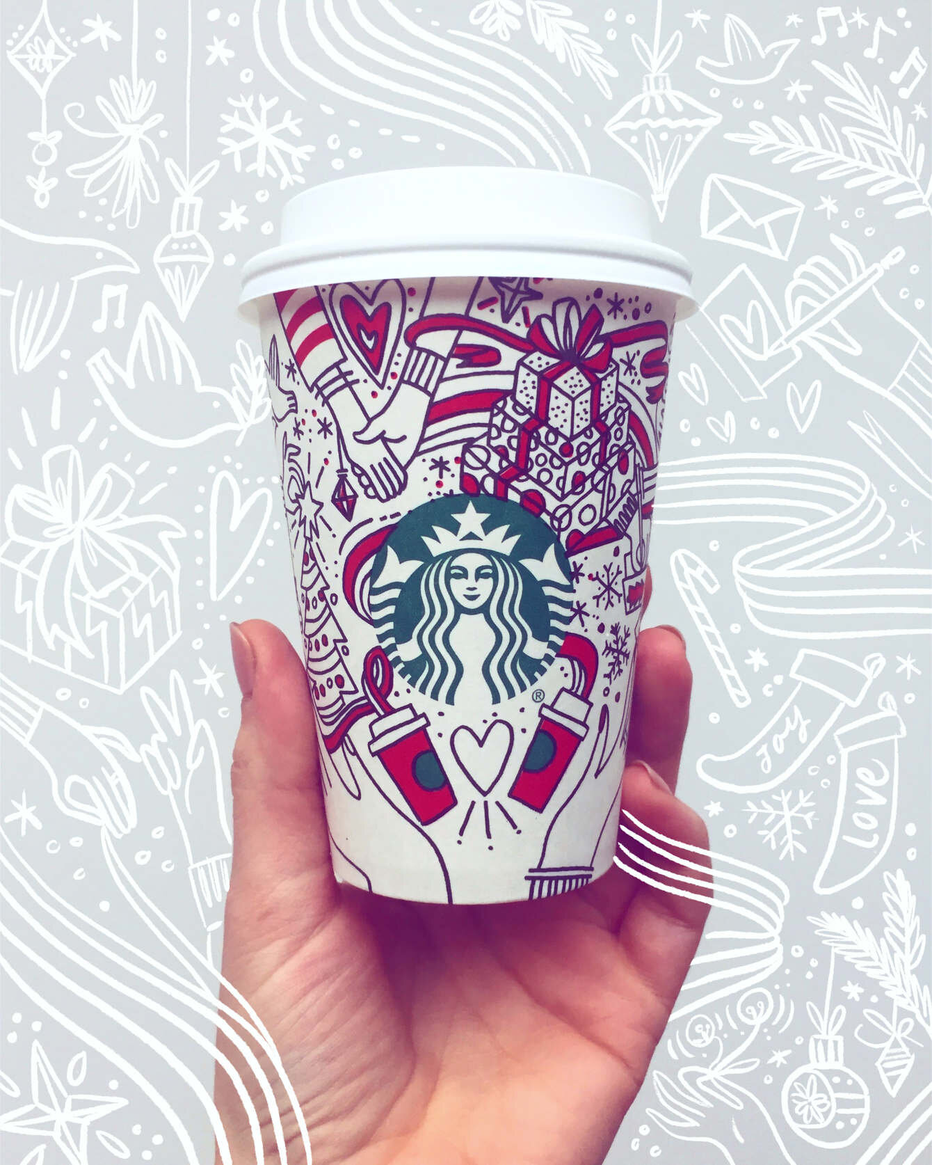 Starbucks Red Cup — Jordan Kay