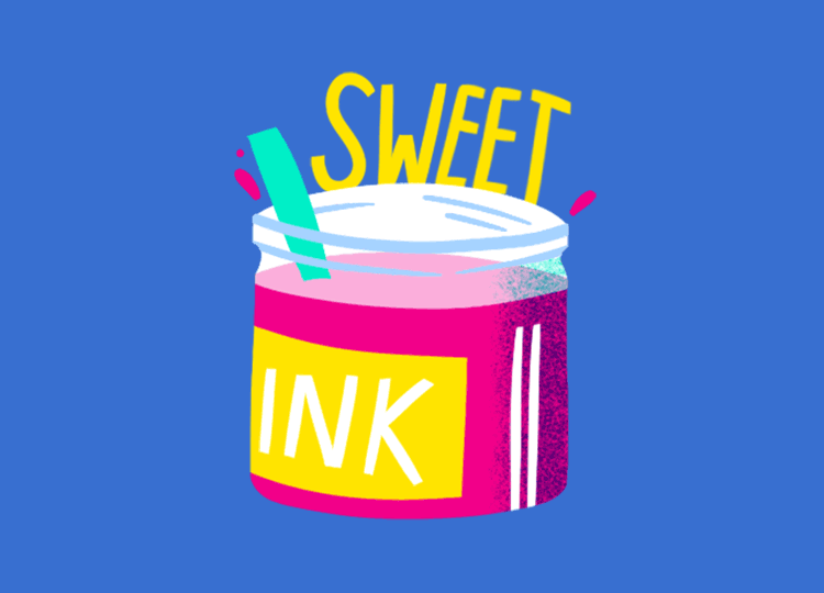 Sweet Ink Printmaking Giphy Sticker by Jordan Kay