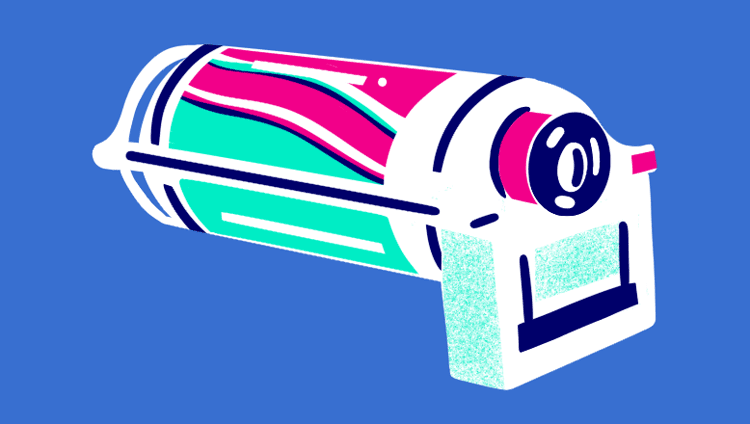 Psychedelic Risograph Drum Giphy Sticker by Jordan Kay