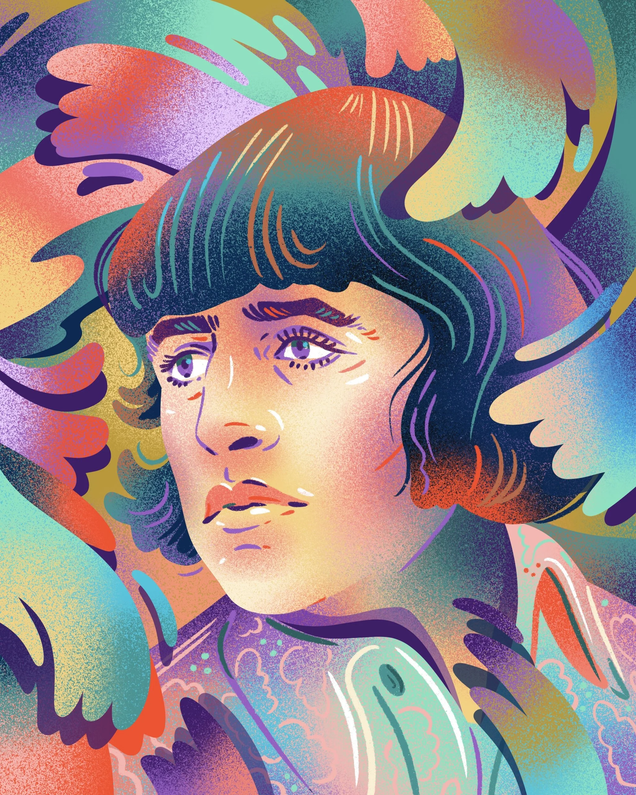 Portrait of Ringo Starr by Jordan Kay