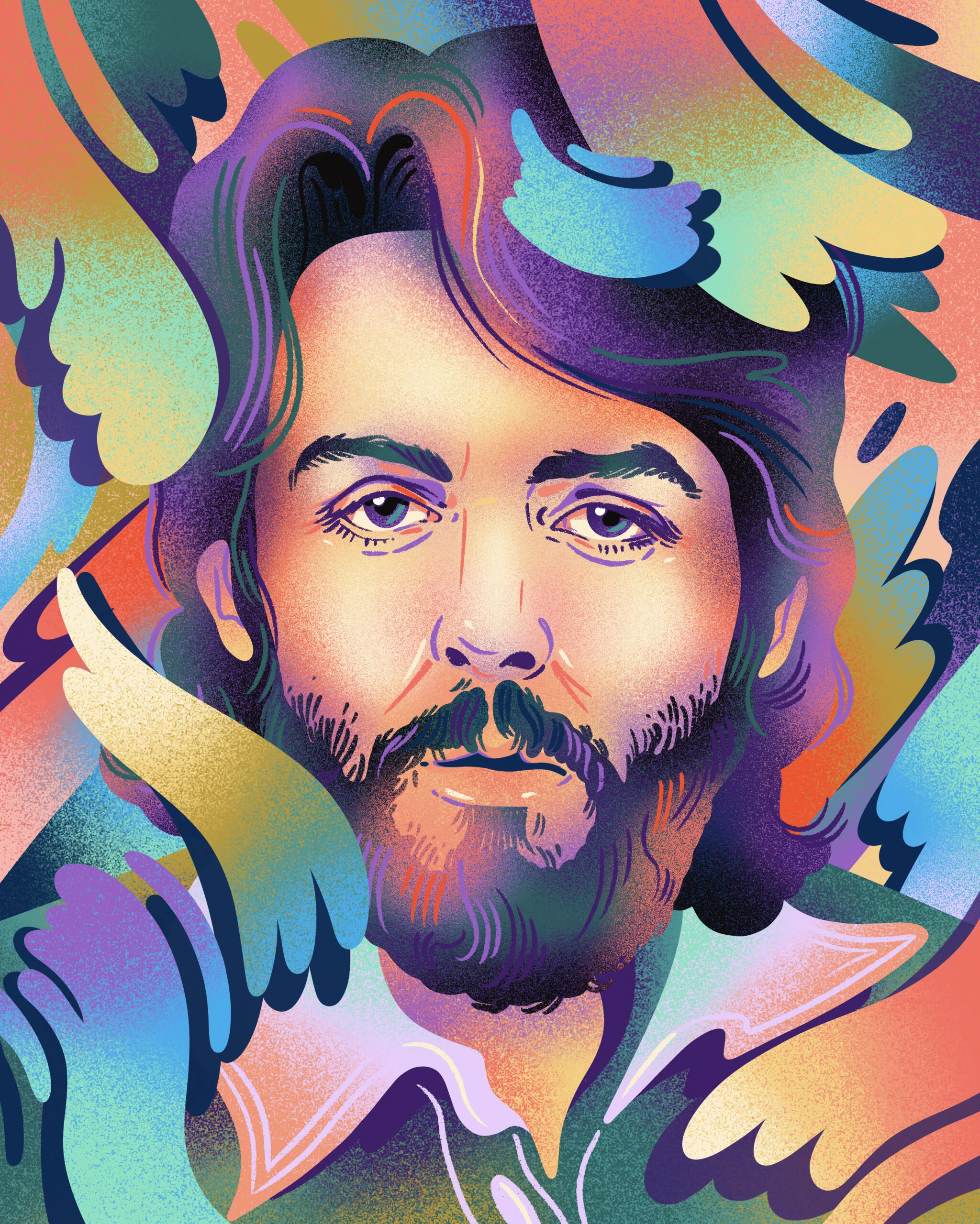 Portrait of Paul McCartney by Jordan Kay