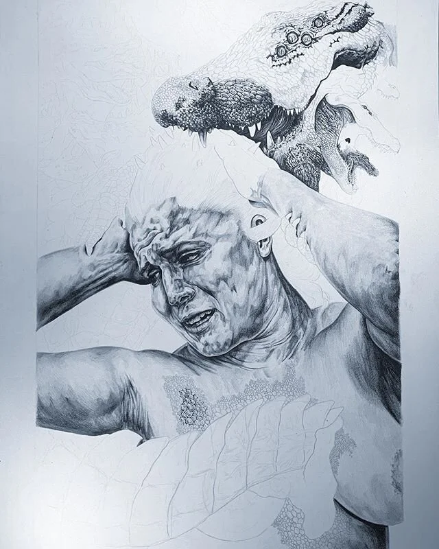 Drawing is one of the only things holding me together right now. 🙃#bigmood #drawing #printmaking #kstateprintmaking #kstateart #mfa #mfaprintmaking #louisianaartist #womenartists #artist #megaprintmakers #get_imprinted #fineart #scientificillustrati