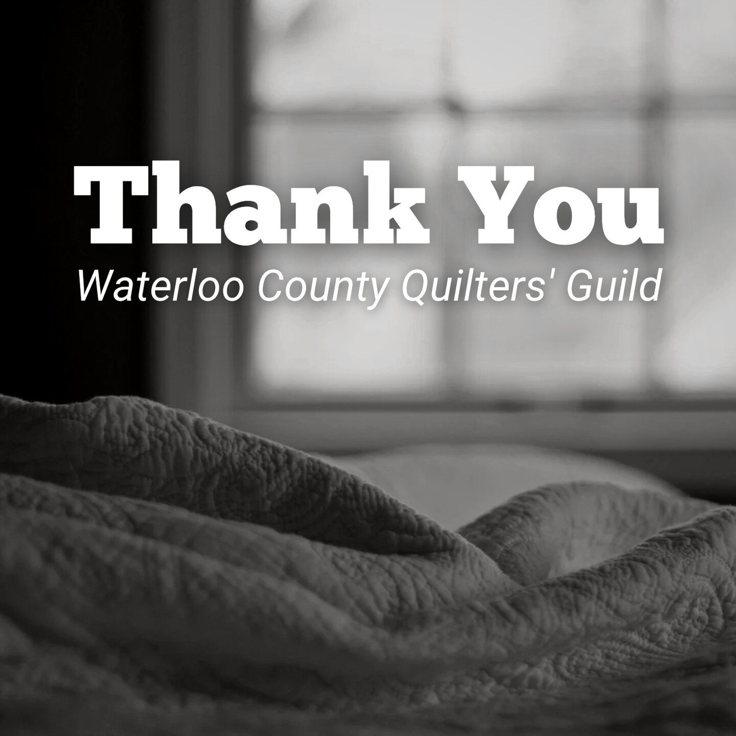 Thank you to the Waterloo County Quilters' Guild for their lovely donation to our #SupportiveHousing program, Next Steps Housing.⁠
⁠
The talented folks of the Waterloo County Quilters' Guild have donated 29 quilts to be used by youth who will soon be