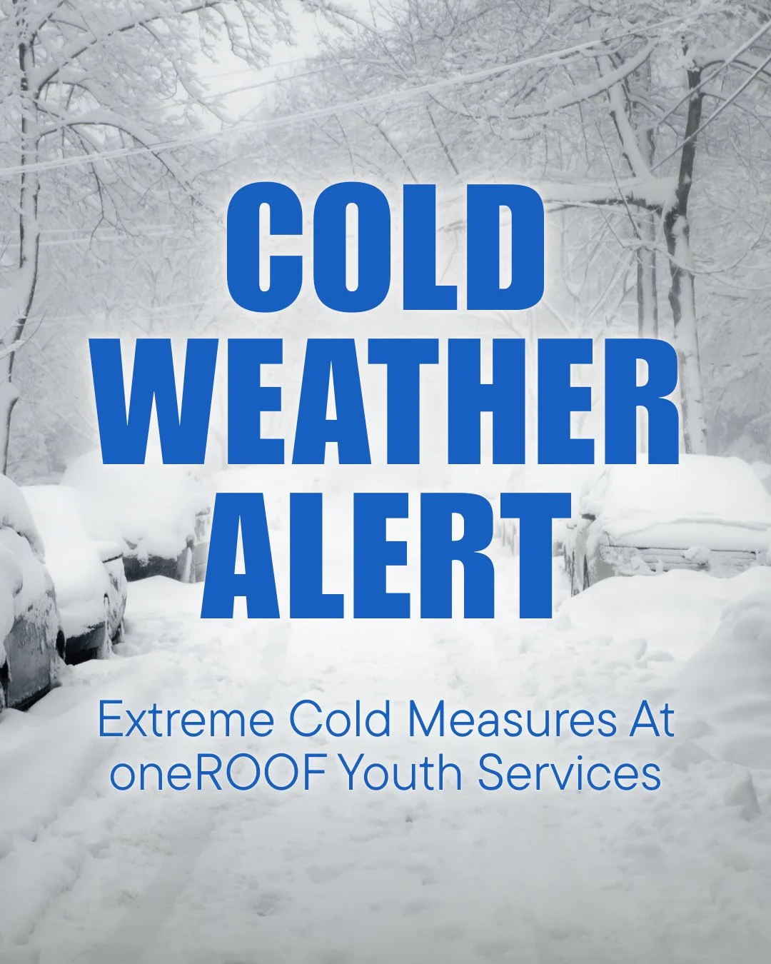 🚨 Another cold warning has been issued for today! 🚨 ⁠
⁠
A reminder that not everyone has a warm place to call home in times like these. Share this post to help spread the word.⁠
⁠
As temperatures remain at a dangerous level, our team is stepping up