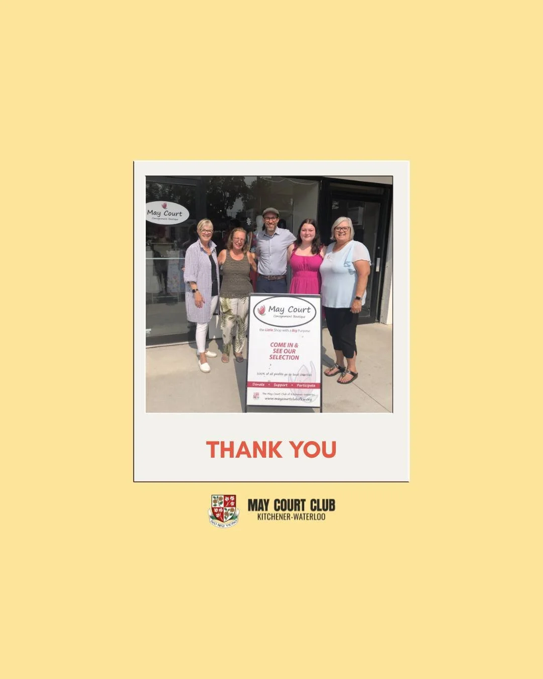 A big thank you goes out to @maycourtclubkw for their generous donation to oneROOF. This donation helped us to purchase a new stackable washer/dryer unit for our PAR building and a new washing machine for our C4C Thrift Store!

#ThankYou #Gratitude #