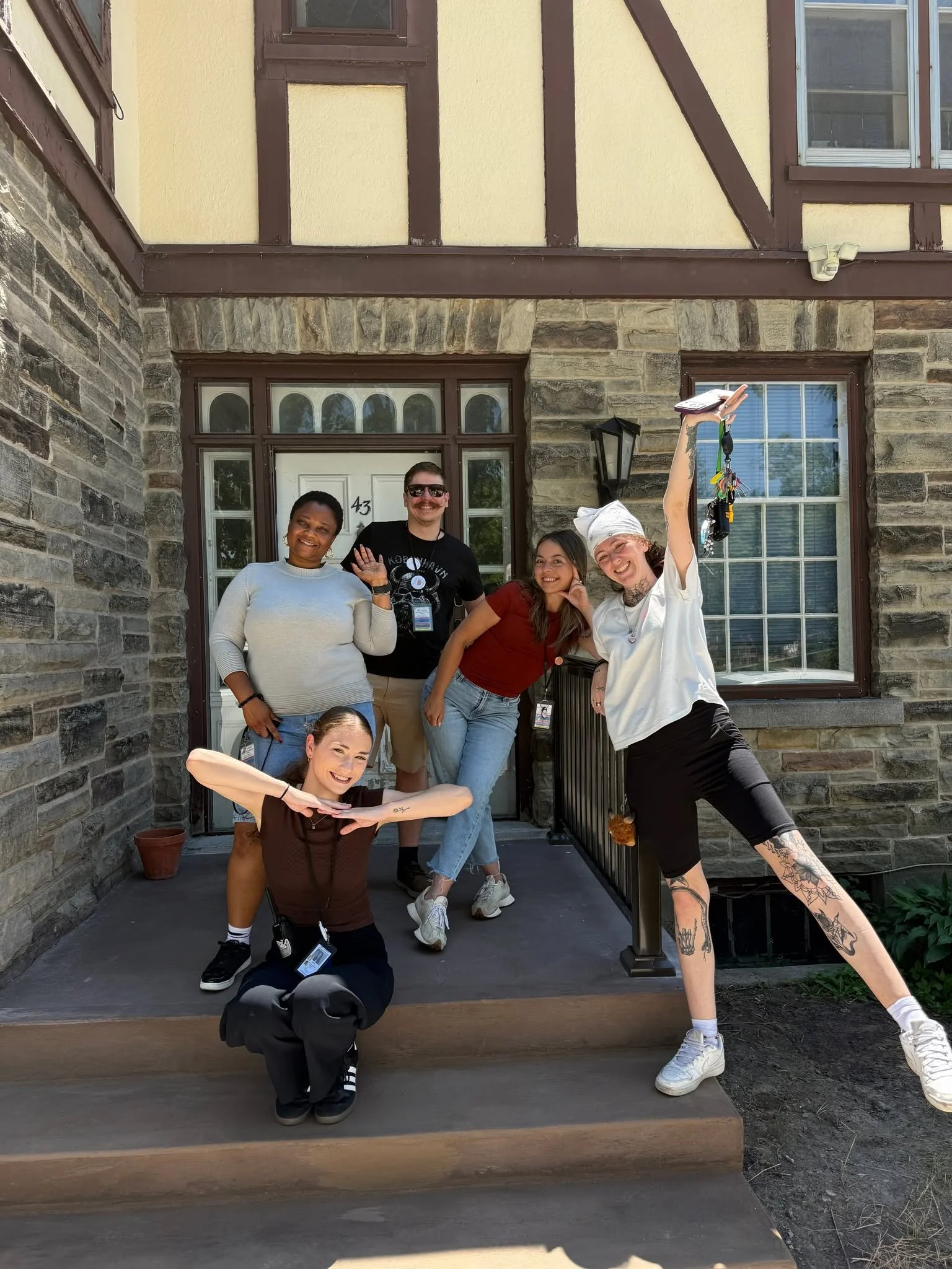 How our staff feel about our recent updates around The Quad 😄😄😄

Thanks to Project X Construction, we have brand-new steps leading up to our Administrative Offices and Daytime Services buildings! These improvements help make our space safer, more 