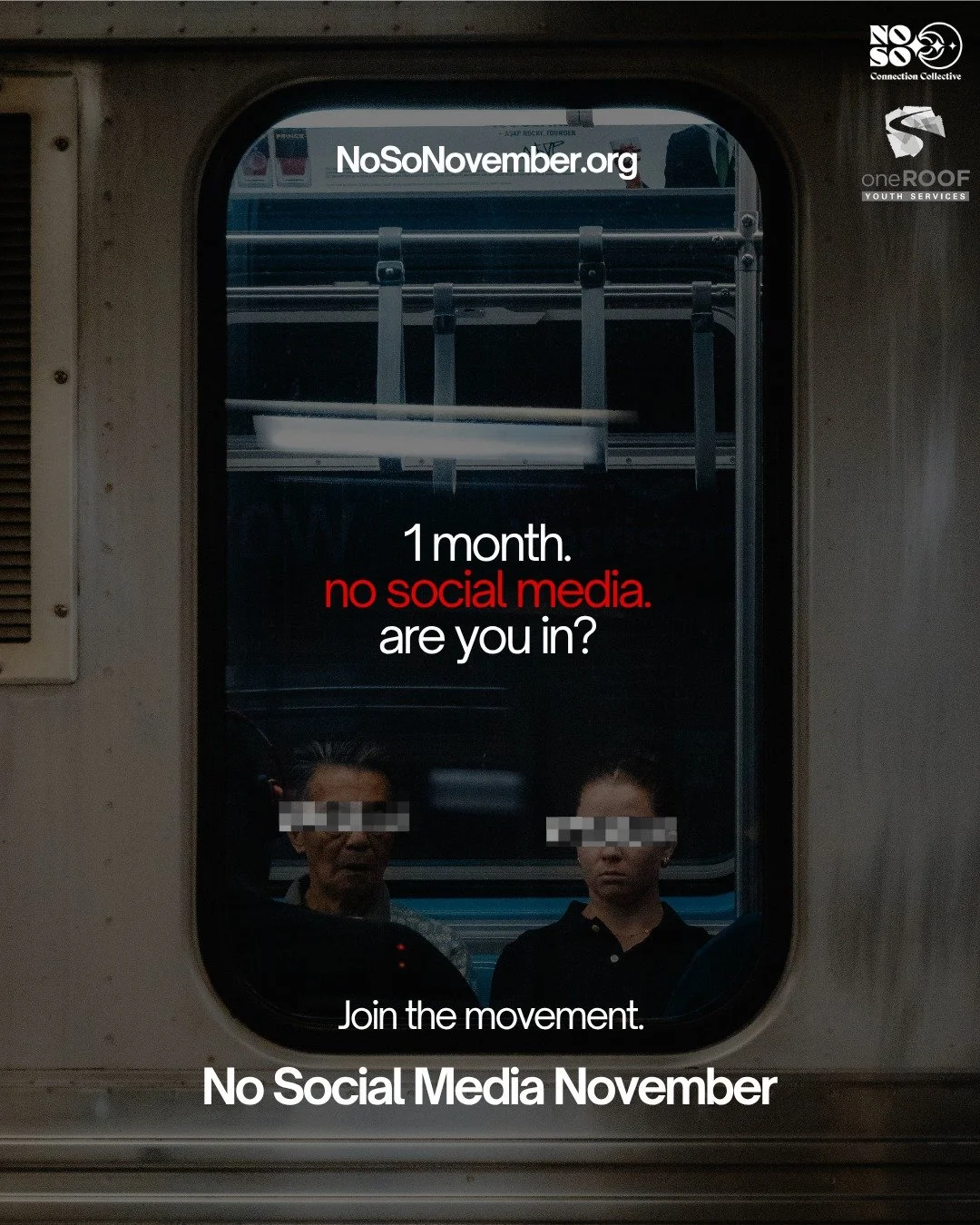 JOIN THE MOVEMENT

This November, the world is taking a 1 month, 1 week, or 1 day to detox from social media to improve their mental health. At oneROOF, our staff are challenged to take November 17th off from social media. Are you in with us? Pledge 