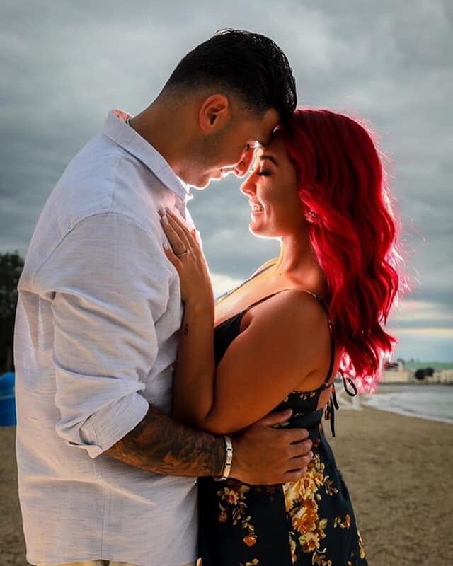 Mermaid vibes from this beautiful bride to be! Congratulations to Angie &amp; Jesse&hearts;️thank you for letting me share these special moments.
#bride #engagementphotos #nywedding #beauty #bridalmakeup #makeup #bridetobe
