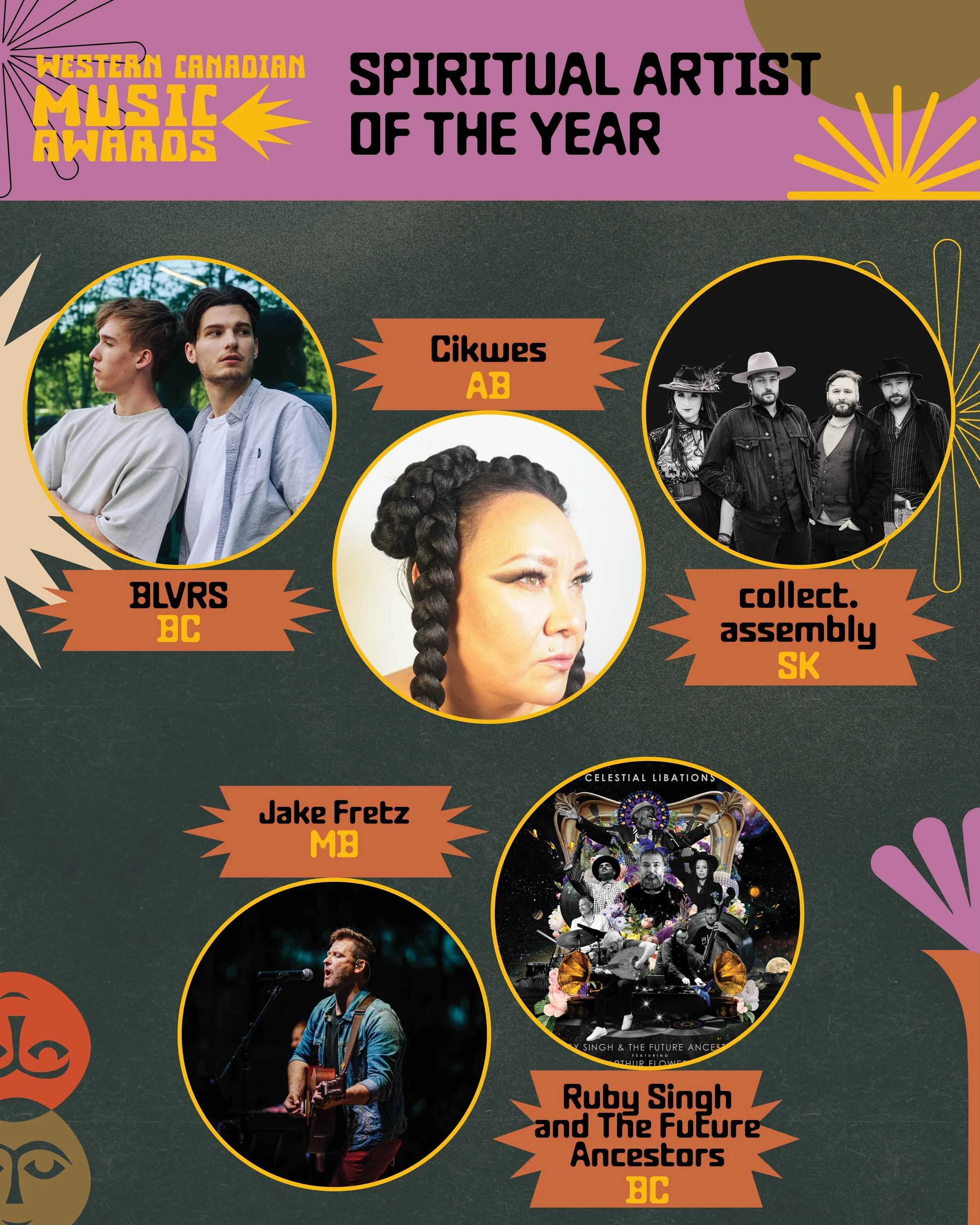 And the Nominees are&hellip;?!?
2026 Spiritual Artist of the Year🙏🏻 
Thanks @breakoutwest for your consideration and congrats to the rest of the nominees 👏🏻👏🏻👏🏻
@weareblvrs @cikwes @collect.assembly @rubysingh_ 

To all the provincial music a